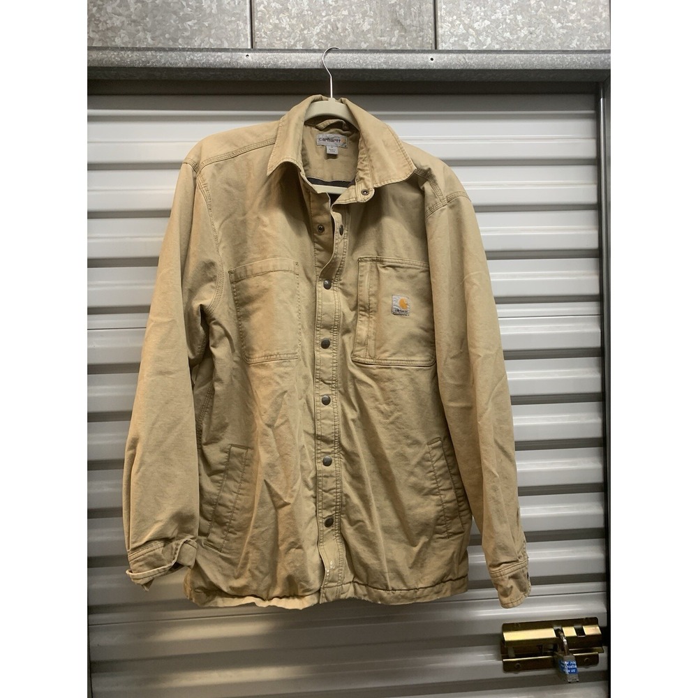 Carhartt Carpet-Lined Beige Jacket Men's Size  Medium